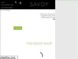 Sites similar to shopatthesavoy.com
