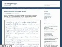 Sites similar to shopblogger.de