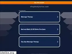 Sites similar to shopbodysense.com