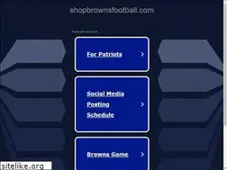 Sites similar to shopbrownsfootball.com