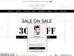 Sites similar to shophighlandpark.com