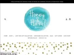 Sites similar to shophoneyandhazel.com