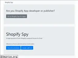 Sites similar to shopify-spy.com