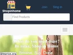 Sites similar to shopinhome.com
