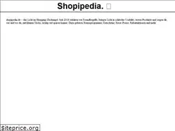 Sites similar to shopipedia.de