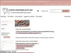 Sites similar to shopkreativ.hu