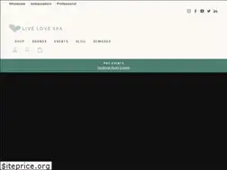 Sites similar to shoplivelovespa.com
