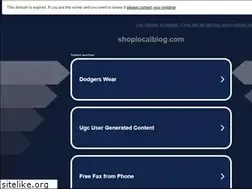 Sites similar to shoplocalblog.com