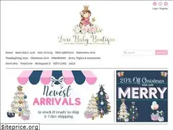 Sites similar to shopluxebabyboutique.com