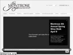 Sites similar to shopmontrose.com