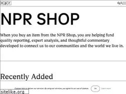 Sites similar to shopnpr.org