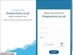 Sites similar to shoponline.co.uk