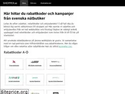 Sites similar to shopper.se