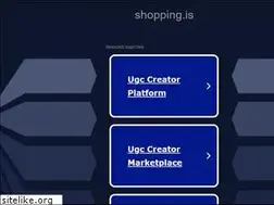 Sites similar to shopping.is
