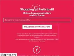 Sites similar to shoppingparticipatif.com