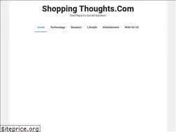 Sites similar to shoppingthoughts.com