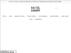 Sites similar to shopsaltandsundry.com