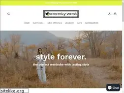 Sites similar to shopseventywest.com