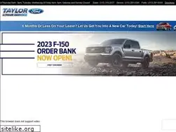 Sites similar to shoptaylorford.net