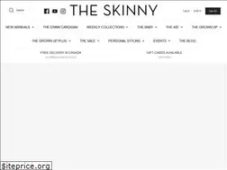 Sites similar to shoptheskinny.ca