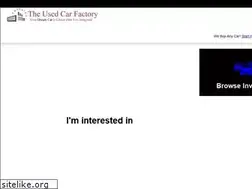 Sites similar to shoptheusedcarfactory.com