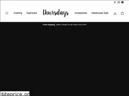 Sites similar to shopthursdays.com