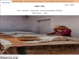 Sites similar to shopvirtueandvice.com