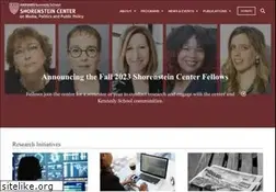 Sites similar to shorensteincenter.org