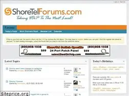 Sites similar to shoretelforums.com