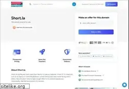 Sites similar to short.la