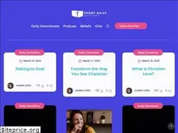 Sites similar to shortdailydevotions.com