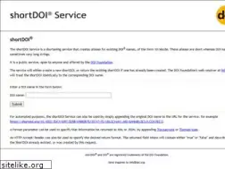 Sites similar to shortdoi.org