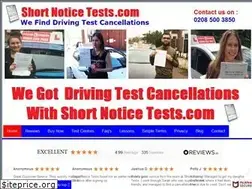 Sites similar to shortnoticetests.com