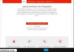 Sites similar to shortparagraph.com
