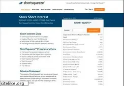 Sites similar to shortsqueeze.com