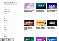 Sites similar to shortstatusquotes.com