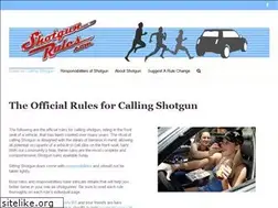 Sites similar to shotgunrules.com