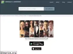 Sites similar to shouldianswer.net