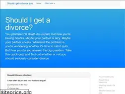 Sites similar to shouldigetadivorcequiz.com