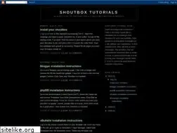 shoutbox-tutorials.blogspot.com