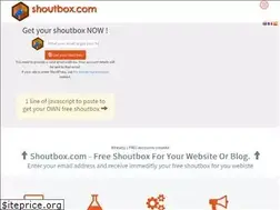 Sites similar to shoutbox.com