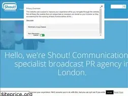 Sites similar to shoutcommunications.co.uk