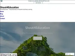 Sites similar to shoutforeducation.wordpress.com