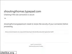 Sites similar to shoutingthomas.typepad.com