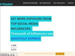 Sites similar to shoutoutexpress.com
