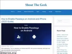 Sites similar to shoutthegeek.com