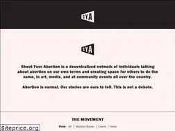 Sites similar to shoutyourabortion.com