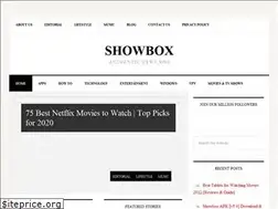 Sites similar to showbox.fun