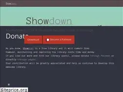 Sites similar to showdownjs.com