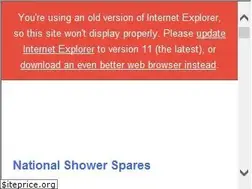 Sites similar to showerspares.com